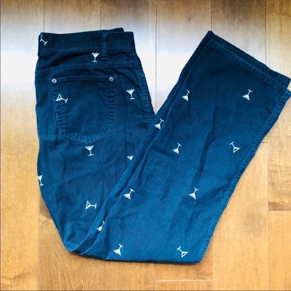 J. Crew Navy Corduroy Martini Pant